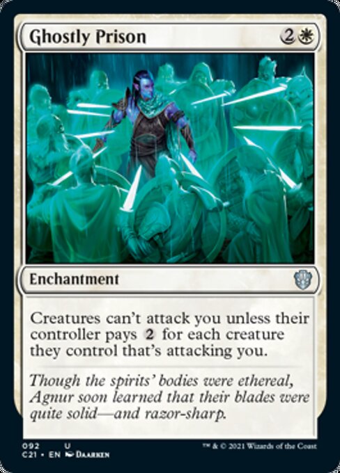 Ghostly Prison (Commander 2021 Strixhaven) Near Mint
