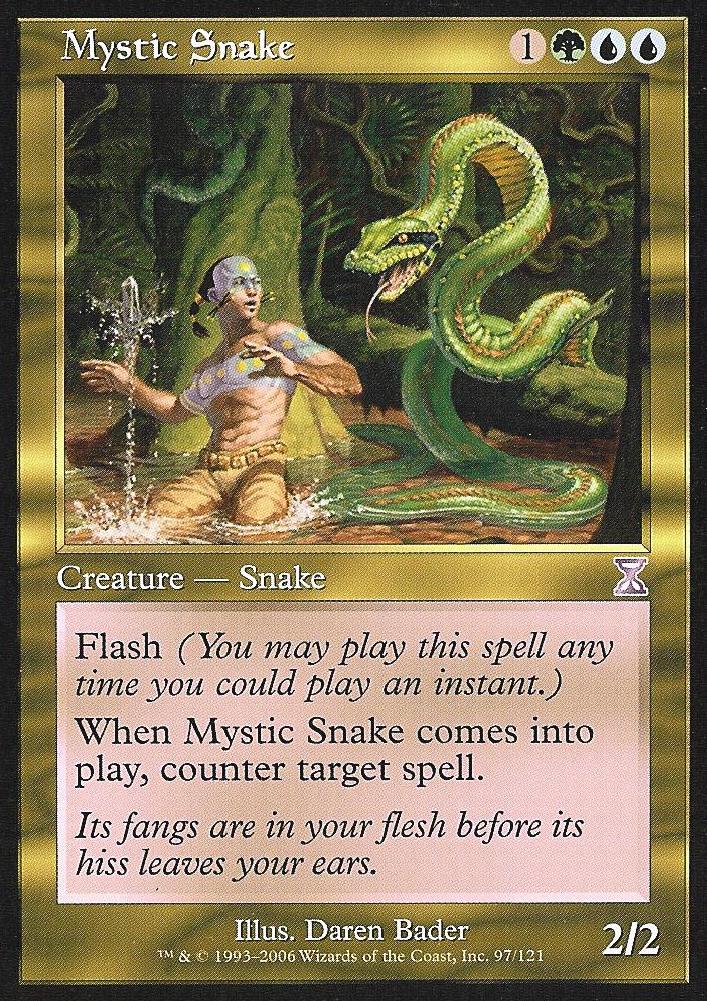 Mystic Snake (Time Spiral Time Shifted) Near Mint Foil