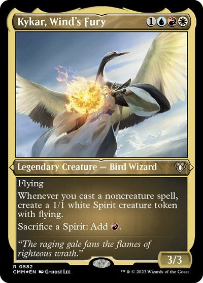 Kykar, Wind's Fury (Foil Etched) (Commander Masters) Near Mint