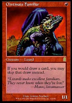 Obstinate Familiar (Odyssey) Near Mint Foil