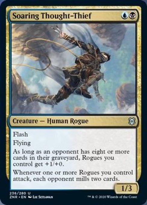 Soaring Thought-Thief (Zendikar Rising) Near Mint Foil