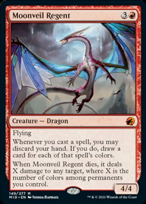Moonveil Regent (Innistrad: Midnight Hunt) Near Mint Foil