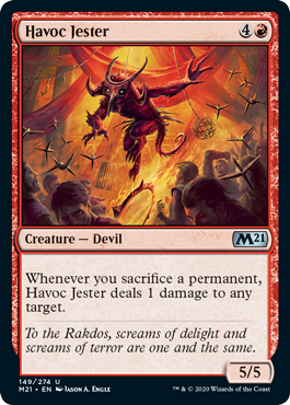 Havoc Jester (Magic 2021 Core Set) Near Mint Foil