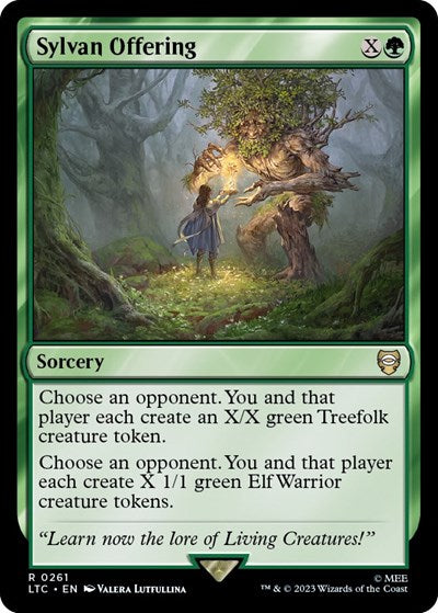 Sylvan Offering (Commander: The Lord of the Rings: Tales of Middle-earth) Near Mint
