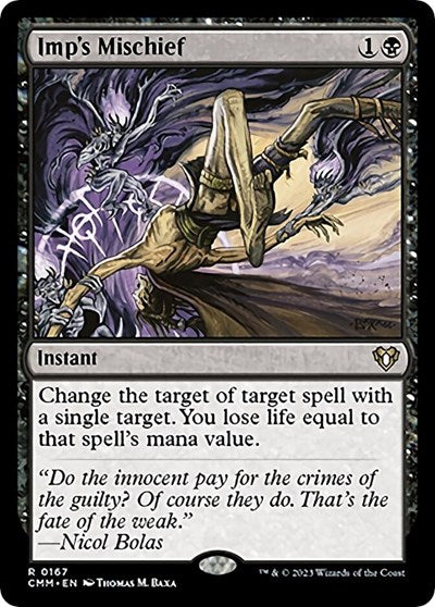 Imp's Mischief (Commander Masters) Near Mint