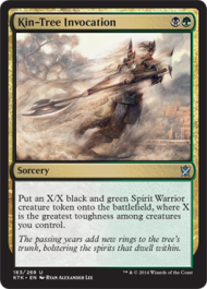 Kin-tree Invocation (Khans of Tarkir) Near Mint