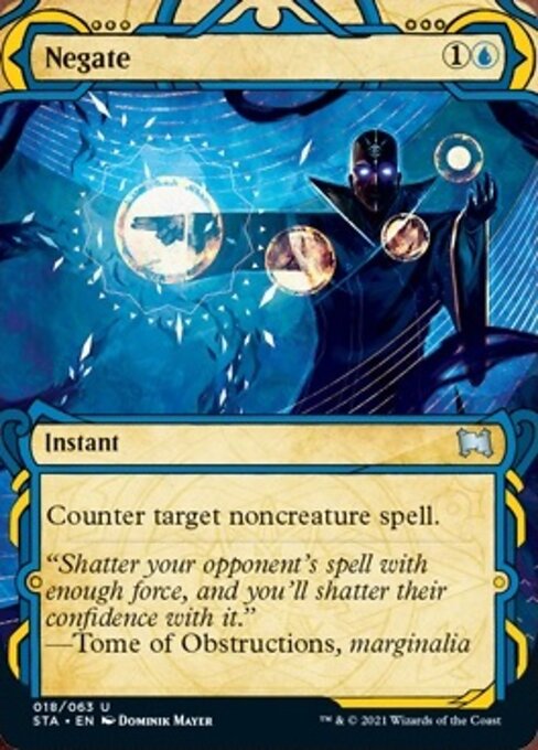 Negate (Foil Etched) (Strixhaven Mystical Archive) Near Mint