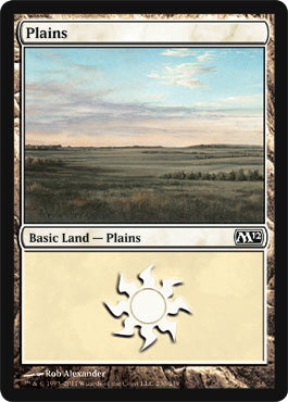 Plains (230) (Magic 2012 Core Set) Near Mint Foil