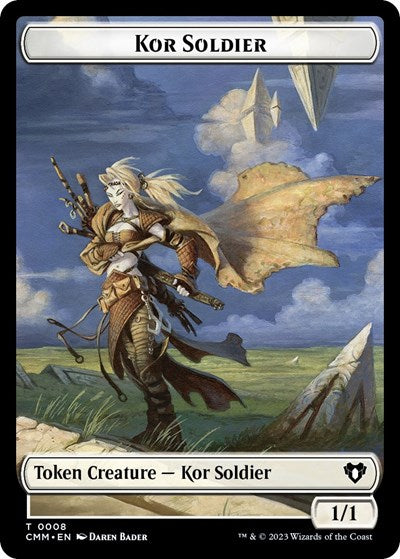 Kor Soldier Token (Commander Masters) Near Mint