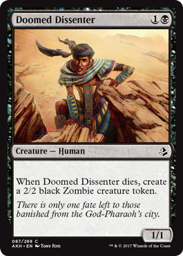 Doomed Dissenter (Amonkhet) Near Mint