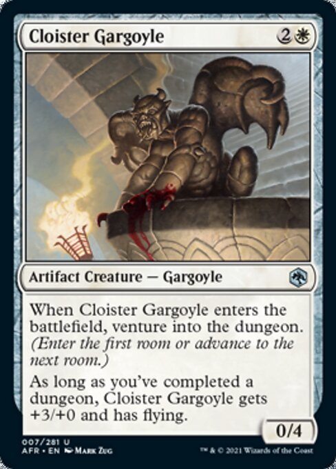 Cloister Gargoyle (Adventures in the Forgotten Realms) Near Mint Foil