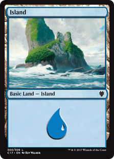 Island (300) (Commander 2017) Near Mint