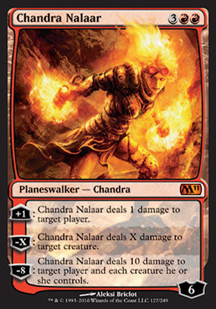 Chandra Nalaar (Magic 2011 Core Set) Light Play