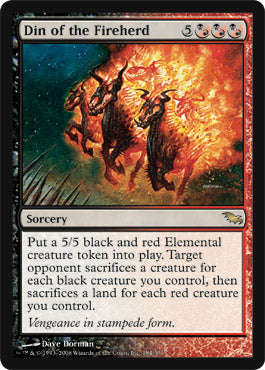 Din of the Fireherd (Shadowmoor) Near Mint
