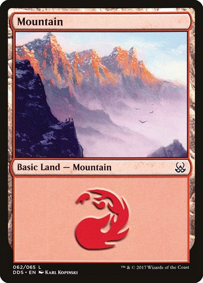 Mountain (62) (Duel Decks: Mind vs Might) Near Mint