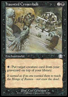 Haunted Crossroads (Mercadian Masques) Near Mint Foil
