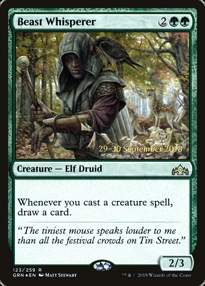 Beast Whisperer Prerelease (Promotional Cards) Near Mint Foil