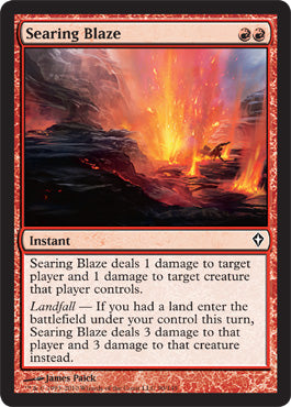 Searing Blaze (Worldwake) Near Mint