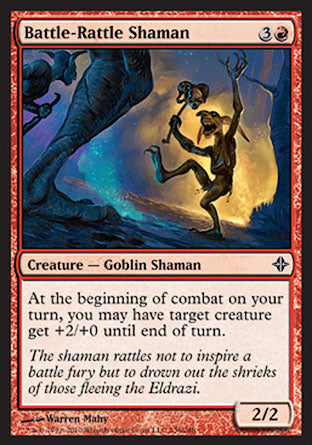 Battle-Rattle Shaman (Rise of the Eldrazi) Near Mint Foil