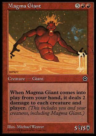 Magma Giant (Portal Second Age) Light Play