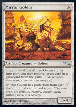 Mirror Golem (Mirrodin) Light Play Foil