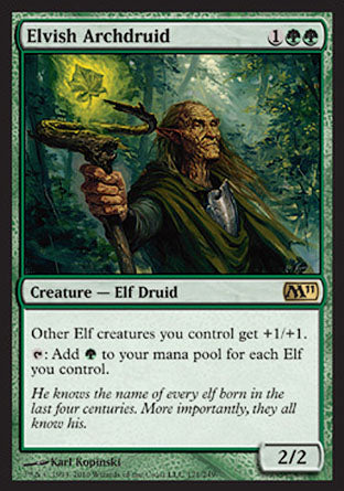 Elvish Archdruid (Magic 2011 Core Set) Near Mint Foil