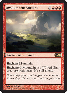 Awaken the Ancient (Magic 2014 Core Set) Near Mint Foil