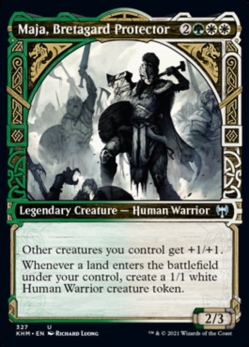 Maja, Bretagard Protector (Showcase) (Kaldheim) Near Mint