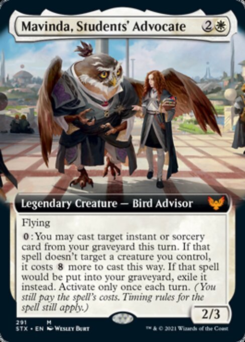 Mavinda, Students' Advocate (Extended Art) (Strixhaven) Near Mint