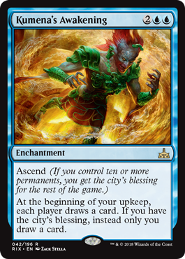 Kumena's Awakening (Rivals of Ixalan) Near Mint