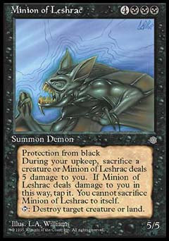 Minion of Leshrac (Ice Age) Light Play
