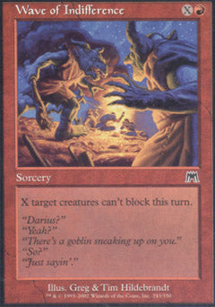 Wave of Indifference (Onslaught) Near Mint Foil