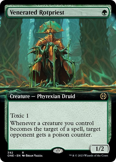 Venerated Rotpriest (Extended Art) (Phyrexia: All Will Be One) Near Mint