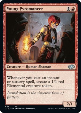 Young Pyromancer (Jumpstart 2022) Near Mint