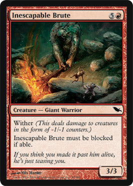 Inescapable Brute (Shadowmoor) Near Mint Foil