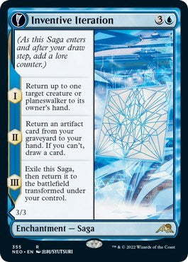 Inventive Iteration (Showcase) (Kamigawa: Neon Dynasty) Near Mint