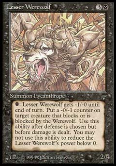 Lesser Werewolf (Legends) Light Play