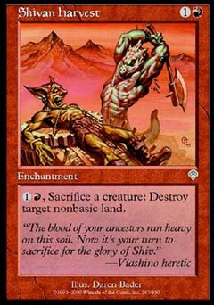 Shivan Harvest (Invasion) Near Mint