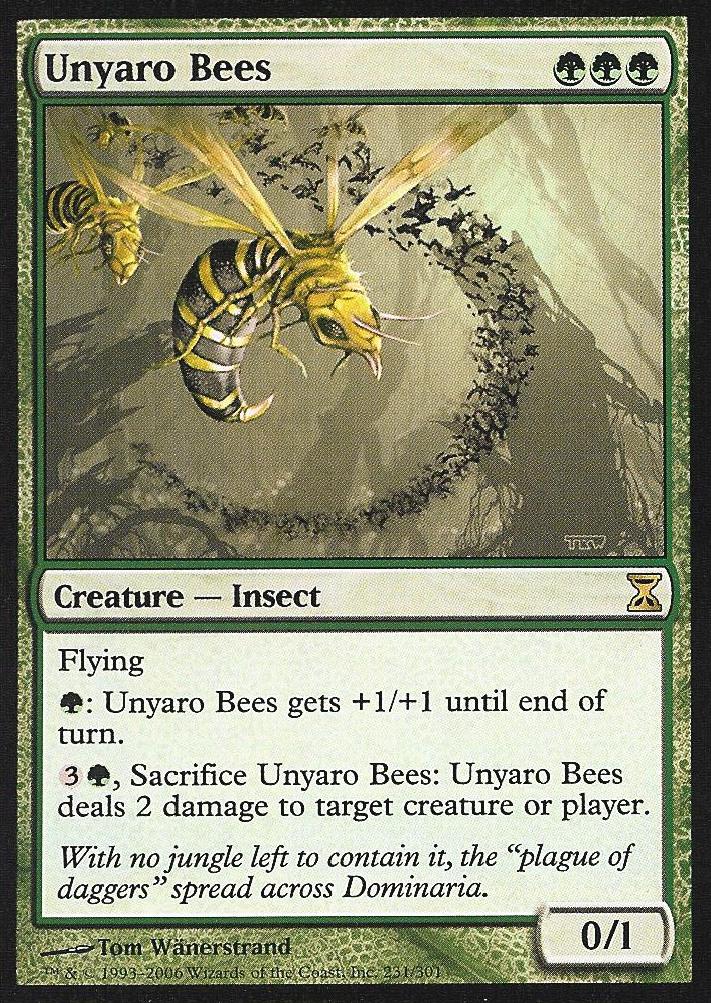Unyaro Bees (Time Spiral) Near Mint