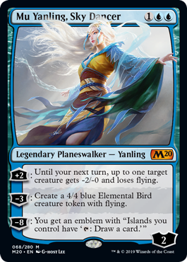 Mu Yanling, Sky Dancer (Magic 2020 Core Set) Near Mint Foil