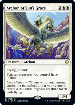 Archon of Sun's Grace (Theros Beyond Death) Near Mint Foil