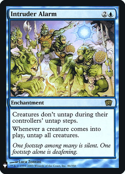 Intruder Alarm (Mystery Booster Retail Edition Foils) Near Mint Foil