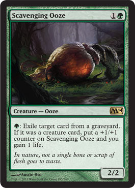 Scavenging Ooze (Magic 2014 Core Set) Near Mint Foil