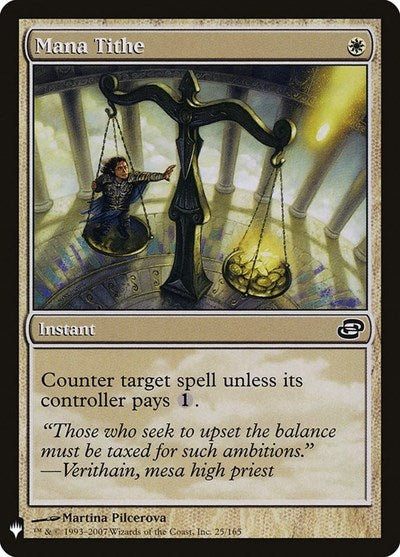 Mana Tithe (Mystery Booster) Near Mint