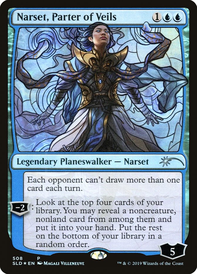 Narset Parter of Veils Stained Glass (Secret Lair) Near Mint
