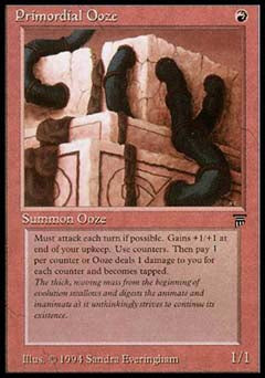 Primordial Ooze (Legends) Light Play