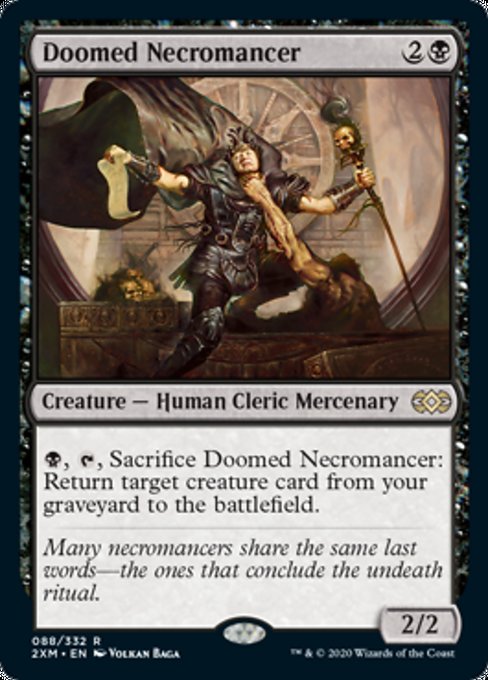 Doomed Necromancer (Double Masters) Near Mint