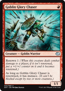 Goblin Glory Chaser (Duel Decks: Merfolk vs Goblins) Near Mint