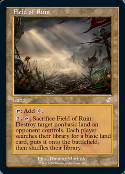 Field of Ruin (Time Spiral Remastered) Near Mint