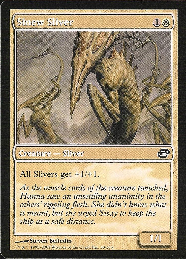 Sinew Sliver (Planar Chaos) Near Mint Foil